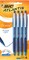 BIC Atlantis Original Retractable Ballpoint Pens 4/Pkg-Blue